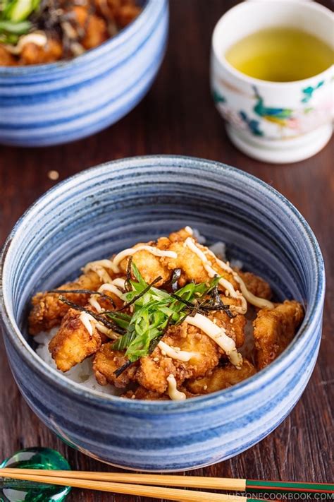 Karaage Rice Bowl 中華風唐揚げ丼 • Just One Cookbook