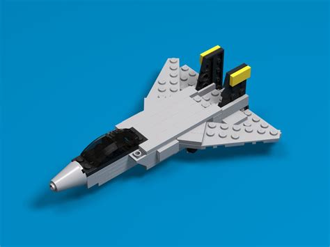 LEGO MOC Fighter Plane 6b (Micro) F-14 by PsiborgVIP | Rebrickable ...