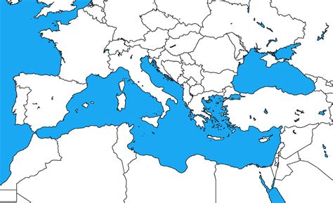 Ancient Mediterranean Sea Map