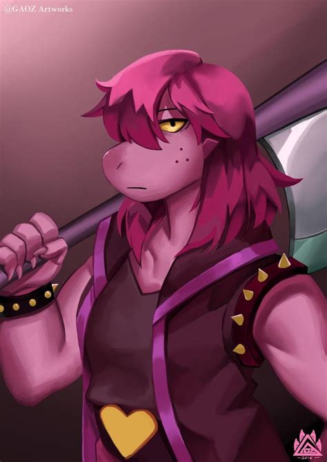 Susie fanart by gaoasmegu09 : r/Deltarune