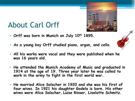 PPT - Carl Orff PowerPoint Presentation, free download - ID:1865253