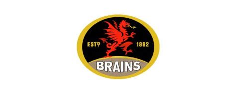 Brains Brewery Logo | Beer logo, Beer company, Brewery logo