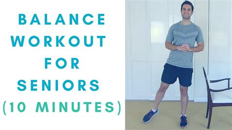 Balance Exercises For Seniors Printable