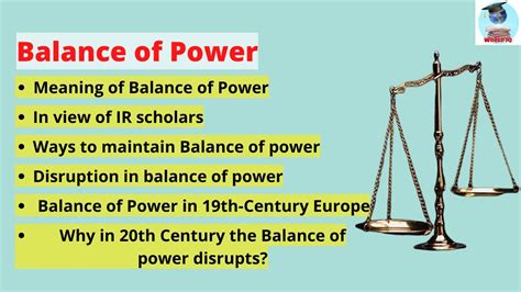 Balance of power theory in international relations, detailed video ...