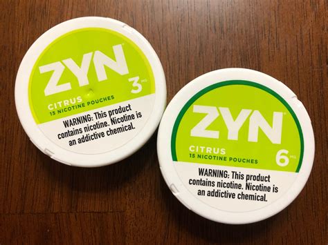 Zyn Nicotine Pouches: Citrus (3mg & 6mg) - Reviews. 28 October 2019.