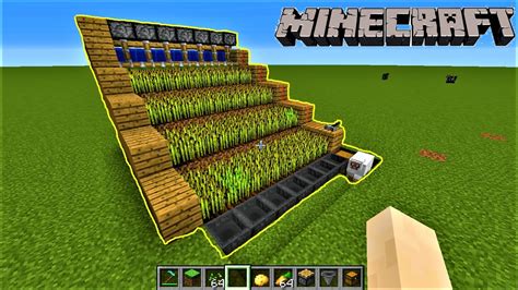 Minecraft | HOW TO MAKE AUTOMATIC FARM - YouTube