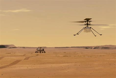 NASA's Ingenuity helicopter dropped on Mars' surface ahead of flight