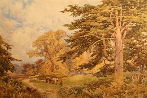 George Hodgson (British, 1847-1921) signed watercolour landscape ...