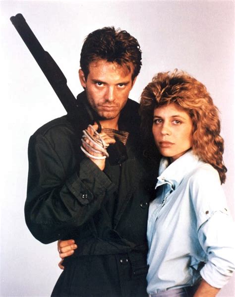 Michael Biehn as Kyle Reese and Linda Hamilton as Sarah Connor in THE ...