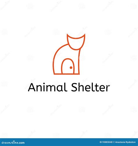 Animal Shelter Logo stock vector. Illustration of animal - 93883048