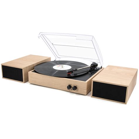 Buy LP&No.1 Bluetooth Turntable Hi-fi System with Bookshelf Speakers, 3 ...