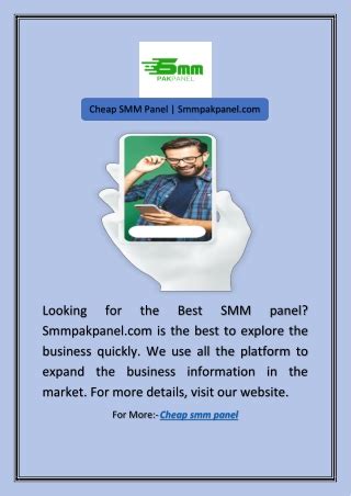 SMM PAK Panel Online Presentations Channel