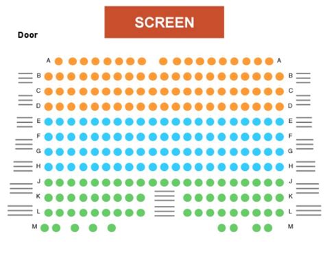 Cinema seating plans - HOME