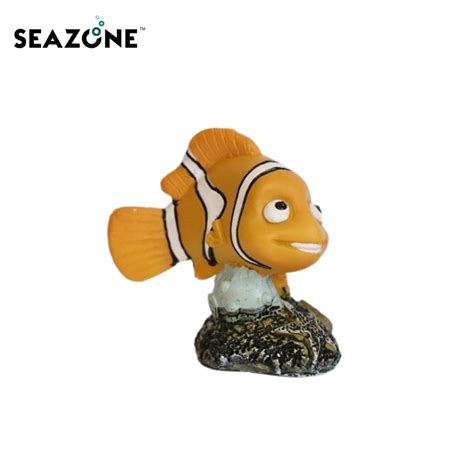 Artificial clownfish Nemo aquarium ornament - Seazone Aquarium