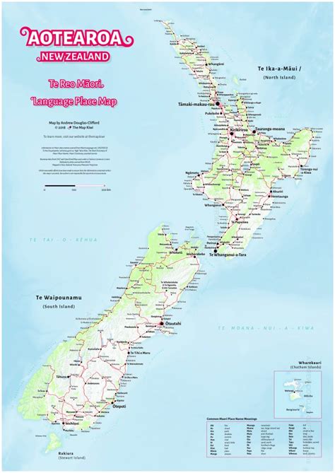 NZ-TeReoMaori-Map-Web | The Map Kiwi