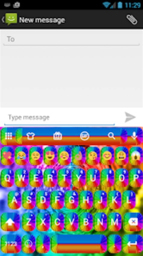 Emoji Keyboard Shading Rainbow for Android - Download