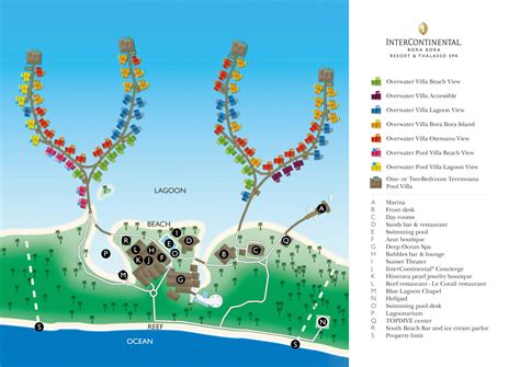 Resort Map & Location - InterContinental Bora Bora Resort & Thalasso Spa