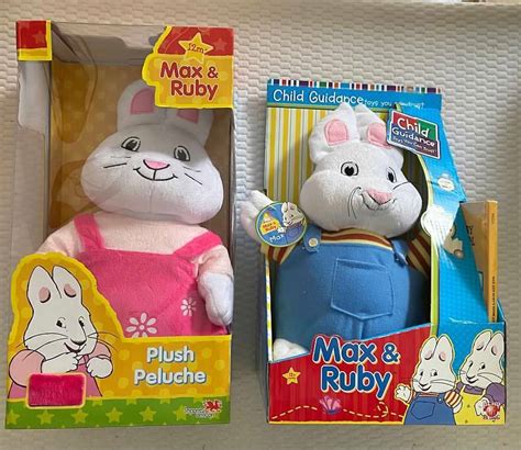 2 NEW RARE MAX & RUBY PLUSH | eBay