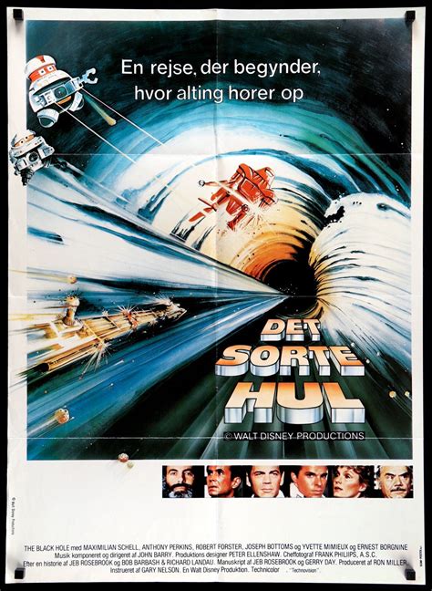 The Black Hole (1979) Original Danish Movie Poster - Original Film Art ...