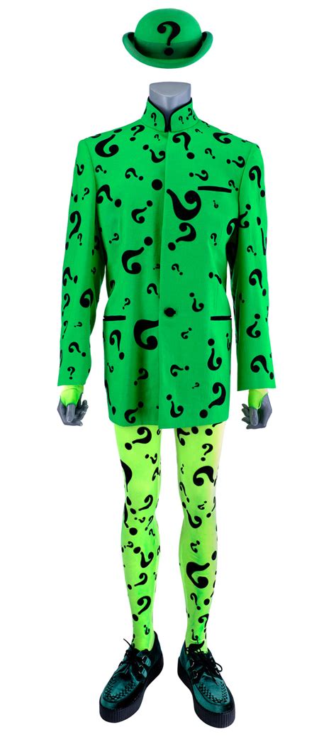 Batman Forever Jim Carrey Riddler Costume Cosplay Suit – Yicosplay