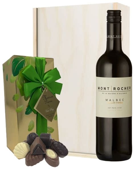 Malbec Red Wine and Chocolates Gift - Next Day Delivery UK