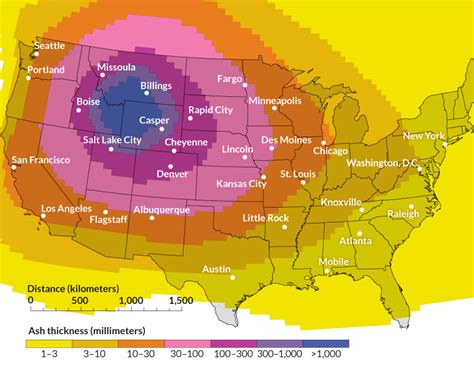 Yellowstone Volcano Eruption Simulation