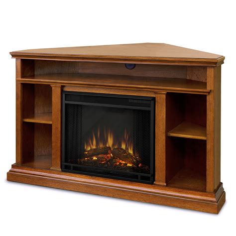 Churchill TV Stand with Electric Fireplace | Electric fireplace tv ...