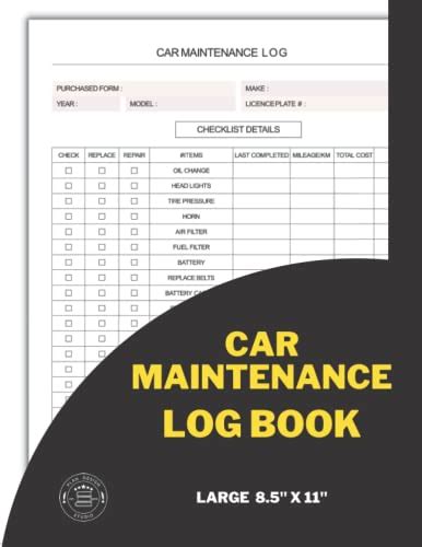 Car Maintenance Log Book: Vehicle Maintenance Record Keeping | Keep ...