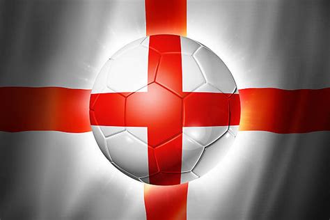 Download England Flag With Football Wallpaper | Wallpapers.com