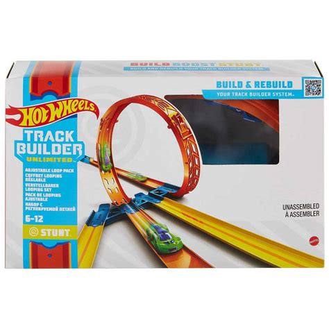 Hot wheels Track Builder Unlimited Adjustable Loop Multicolor, Kidinn