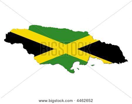 Map Flag Jamaica Image & Photo (Free Trial) | Bigstock