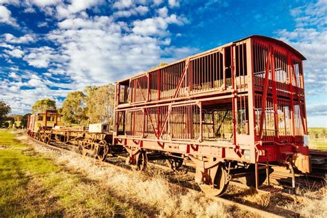 Old Vline Victorian Train Carriage Stock Photo - Image of disused ...