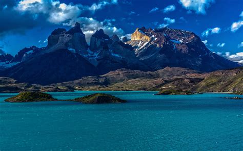 nature, Chile, Patagonia, Chile, Patagonia, Mountains, Snow, Water ...