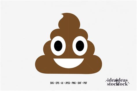 Pile of Poo Emoji. Emoji Icon. Clipart. Afbeelding door ideasStock ...