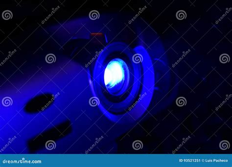 Projector stock image. Image of technology, laser, blue - 93521251