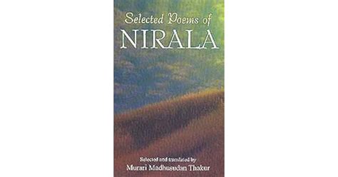 Selected Poems of Nirala by Suryakant Tripathi 'Nirala'