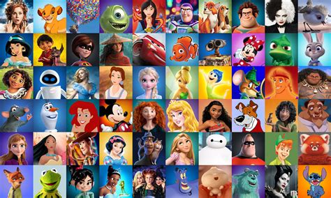 All Disney And Pixar Characters