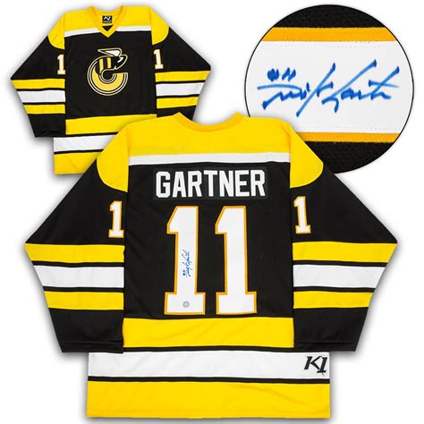 Mike Gartner Cincinnati Stingers Autographed Signed Retro WHA K1 Hockey ...