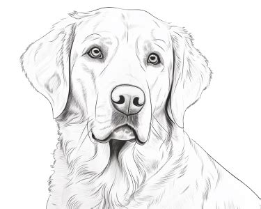 Realistic Dog Coloring Pages