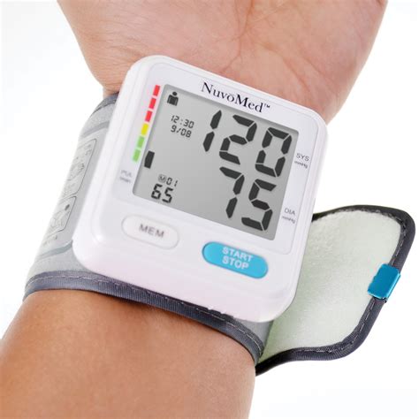 Electronic Wrist Blood Pressure Monitor – NuvoMed