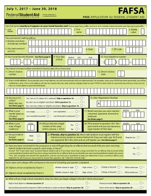 Free Printable Fafsa Form - FREE PRINTABLE TEMPLATES