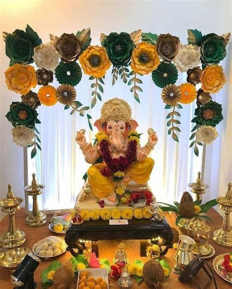 20+ Ganesh Flower Decoration Ideas For Your Home For 2024