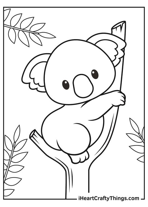 Baby Animals Coloring Pages | Elephant coloring page, Animal coloring ...