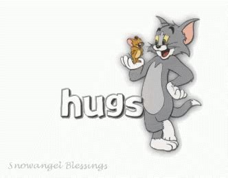 Hugs Tom And Jerry GIF - Hugs Tom And Jerry Hugging - Discover & Share GIFs