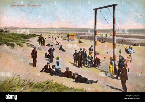 The Beach - Montrose, Scotland Stock Photo - Alamy