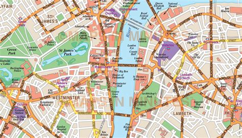 London Large Base map @10,000 scale in Illustrator CS format