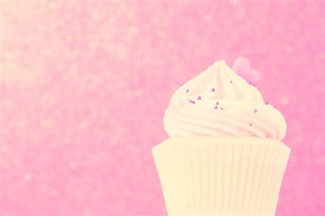 Cupcake on Pink Background · Free Stock Photo