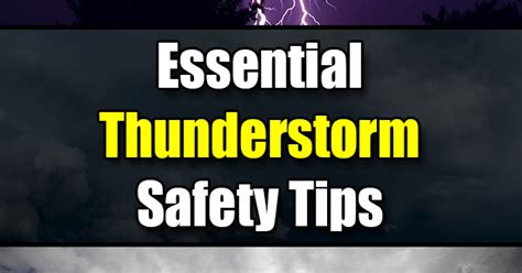 Essential Thunderstorm Safety Tips - Easy Balcony Gardening