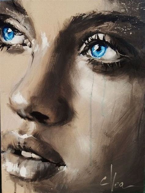 45 Beautiful Acrylic Portrait Paintings Ideas - Greenorc | Acrylic ...