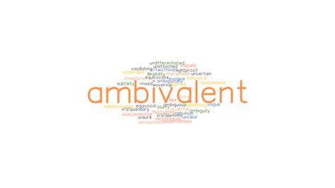 AMBIVALENT: Synonyms and Related Words. What is Another Word for ...